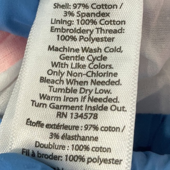 Vineyard Vines Pink, Blue and White Striped Dress - Picture 6 of 6